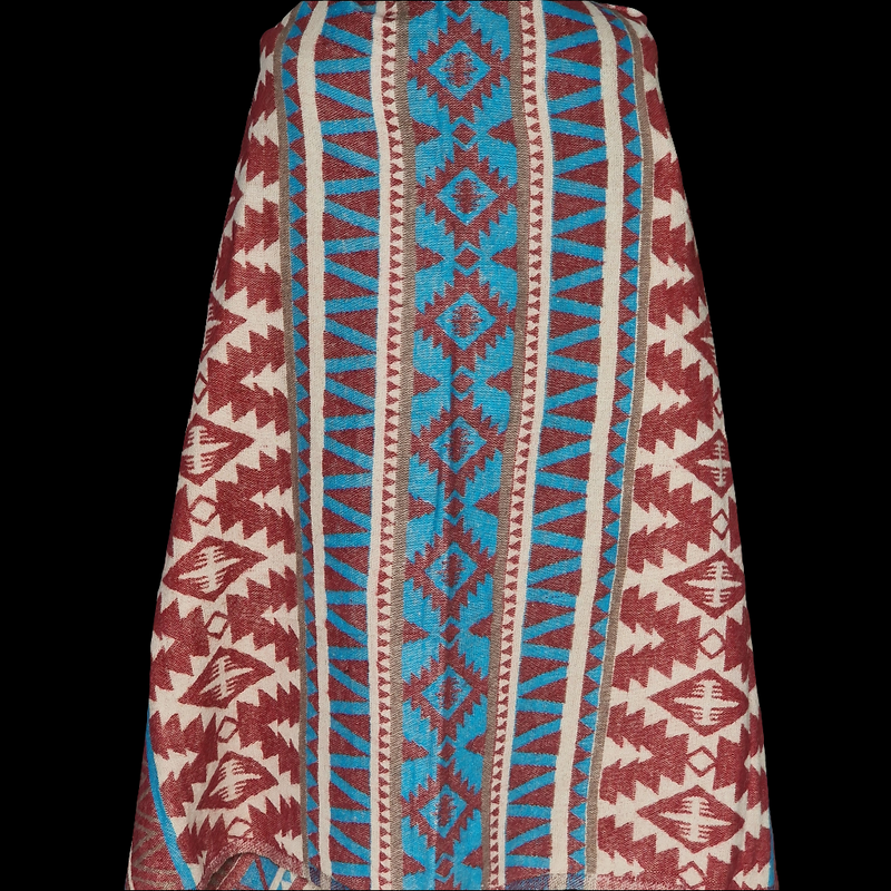 Meditation Tibet Wool Banket Shawl - Baga Ethnik Living Default Title Accessories:Scarves & Wraps