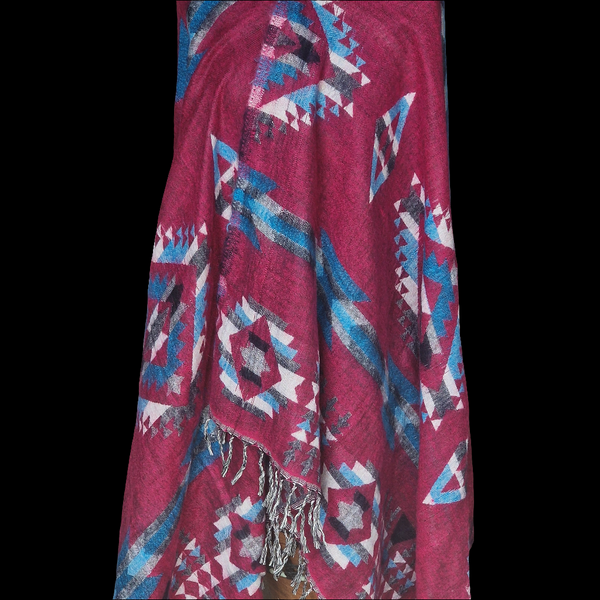 Mindful Tibet Meditation Warm Blanket Shawl – Soft, Cozy & Handwoven