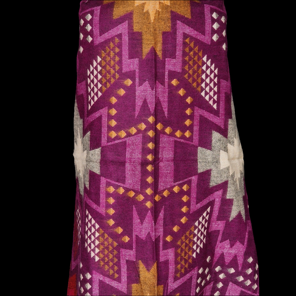 Wool Blend Boho Shawl – Lightweight Versatile Wrap
