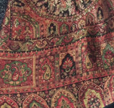 Moonlight Pashmina – Gold-Red Two-Tone Darbar Kani Shawl