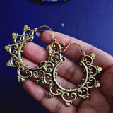 Handmade Tribal Hoop Intricate Bohemian Style Earring