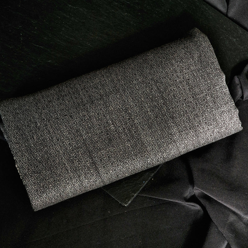 Luxury Diamond Weave Soft Kashmir Pashmina Stoles - Abalone Grey - Baga Ethnik Living