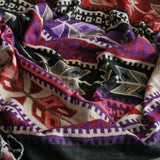 Ethnic Himalayan Wool Blanket – Handwoven Tibetan Shawl