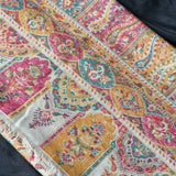 Women's Wool Kani Ethnic Weave Shawl – White