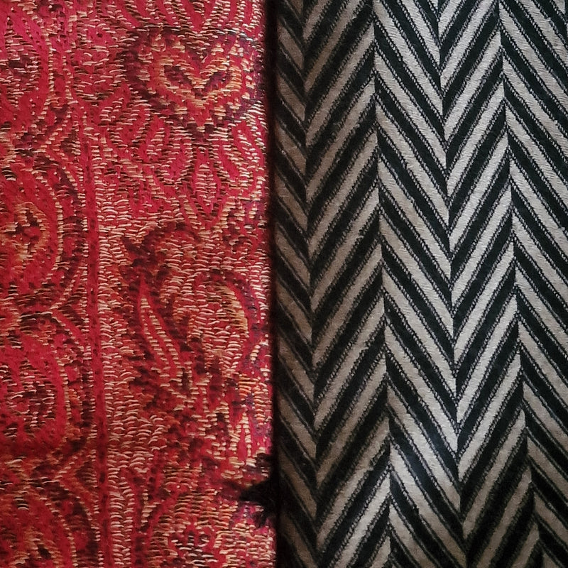 His & Her 100% Pure Wool Shawl and Stole Set – Premium Gift Box