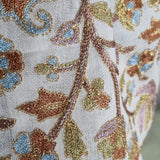 Pashmina Nalki Embroidery Weave Stole – Pristine White