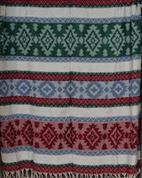 Woolen Himalayan Shawl – Handwoven Multicoloured Tibetan Blanket
