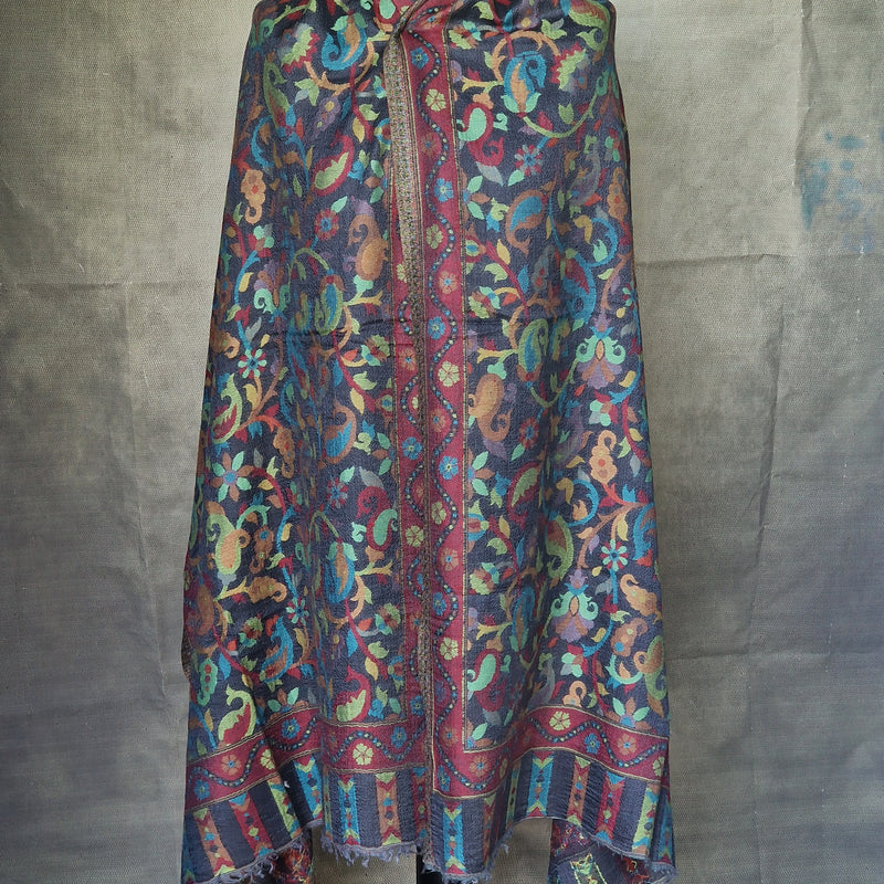 Authentic Handwoven Kani Stole Handcrafted Pashmina Wrap Timeless Artisan Elegance