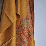Vintage Paisley Palla Kani Women's Stole – Mustard Yellow