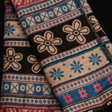 Woolen Himalayan Wrap – Multicoloured Tibetan Shawl Blanket