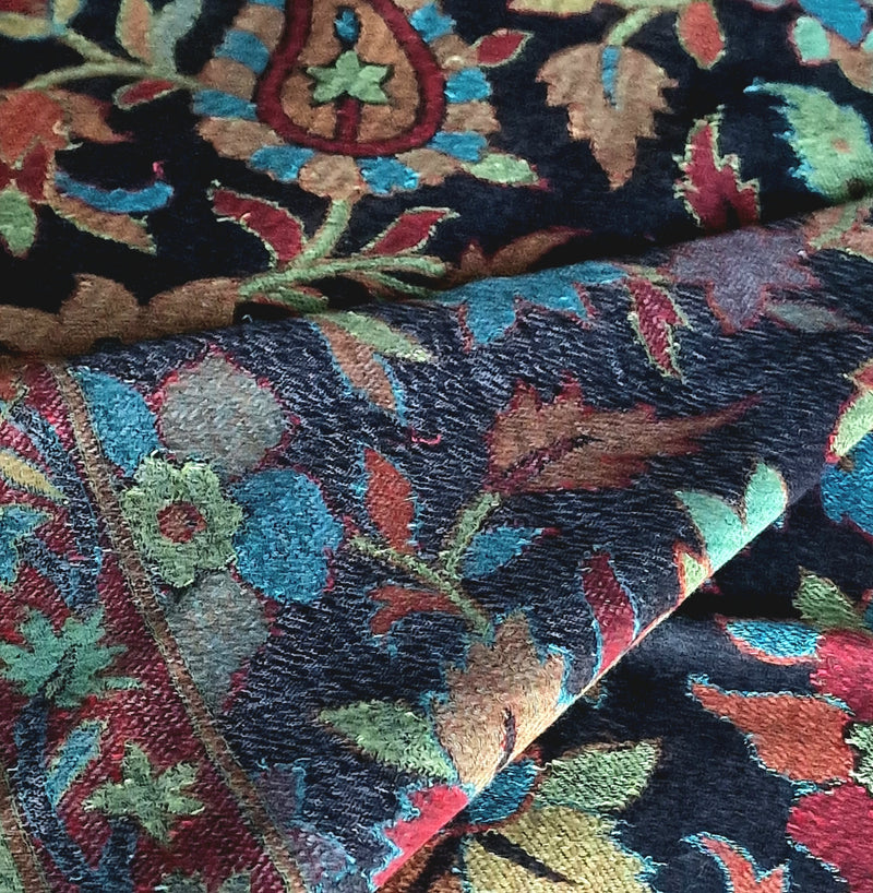 Authentic Handwoven Kani Stole Handcrafted Pashmina Wrap Timeless Artisan Elegance