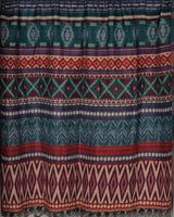 Multicoloured Tibetan Wool Shawl – Himalayan Handwoven Blanket Wrap