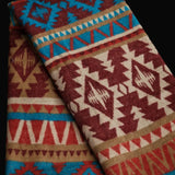 Handmade Tibetan Wool Shawl – Himalayan Multicolour Throw