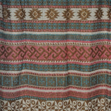 Multicoloured Himalayan Bohemian Shawl – Tibetan Oversized Woolen Throw