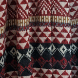 Handwoven Tibetan Wool Wrap – Multicoloured Himalayan Winter Shawl