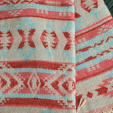 Multicoloured Woolen Himalayan Shawl – Handcrafted Tibetan Blanket