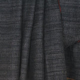 Authentic Yak Wool Wrap – Black Shawl with Vibrant Kullu Border
