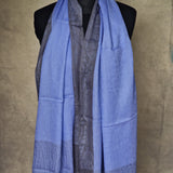 Luxury Soft Kashmir Pashmina Wool Stole Wrap – Pacific Blue