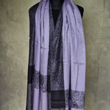 Beautiful Pashmina Luxury Soft Kashmir Stole - Pale Lilac