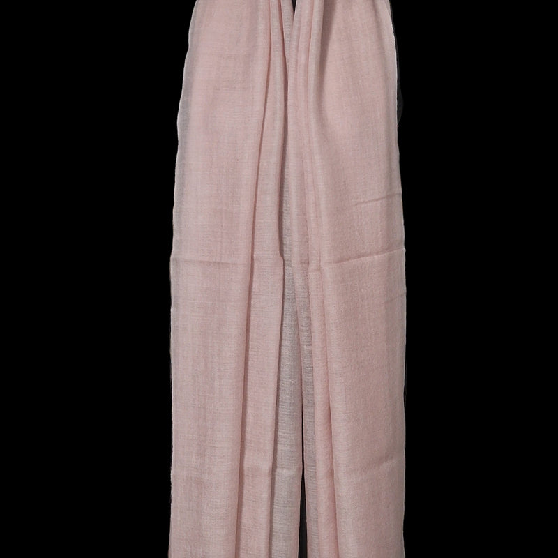 100% Pure Luxury Soft Kashmir Pashmina Stoles - Soft Pink - Baga Ethnik Living Default Title Accessories:Scarves & Wraps