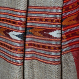 Himalayan Kullu Border Yak Wool Stole – Cream Beige
