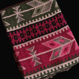 Tibetan Wool Shawl – Himalayan Handmade Multicoloured Blanket