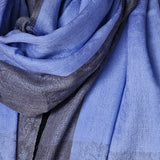 Luxury Soft Kashmir Pashmina Wool Stole Wrap – Pacific Blue