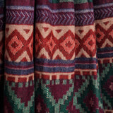 Multicoloured Tibetan Wool Shawl – Himalayan Handwoven Blanket Wrap