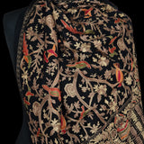 Shikaar-e-Kashmir – Black Pashmina Wool Shawl with Tilla Embroidery