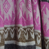 Himalayan Wool Shawl – Vibrant Tibetan Oversized Wrap