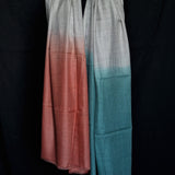 100% Cashmere Luxury Kashmir Ombré  – Bronzy Shore