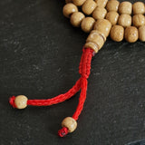 Tibetan 108 Mala Beads – Yak Bone, Turquoise & Coral Prayer Beads Necklace