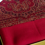Royal Jamawar Shawl – Red