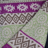 Himalayan Wool Shawl – Vibrant Tibetan Woven Oversized Wrap