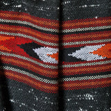 Obsidian Black Yak Wool Stole – Vibrant Kullu Border & Tassel Ends