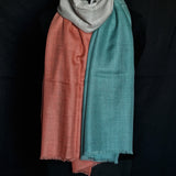 100% Cashmere Luxury Kashmir Ombré  – Bronzy Shore