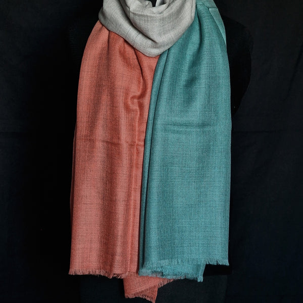 100% Cashmere Luxury Kashmir Ombré  – Bronzy Shore