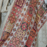 Luxury Beige Pashmina Stole with Kullu Woven Palla – Timeless Style