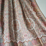 Women's Wool Kani Ethnic Weave Shawl – White