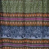 Himalayan Wool Blanket Shawl – Multicoloured Tibetan Artisan Wrap