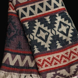 Tibetan Handloom Wool Shawl – Himalayan Multicoloured Blanket
