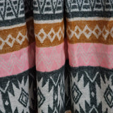 Soft Himalayan Wool Shawl – Colourful Tibetan Winter Blanket Wrap