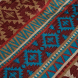 Handmade Tibetan Wool Shawl – Himalayan Multicolour Throw
