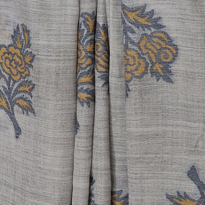 The Ultimate Choice in Luxury Soft Kashmir Kani White Pashmina Stoles - Azalea - Baga Ethnik Living Default Title Accessories:Scarves & Wraps