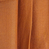 Burnt Orange Yak Wool Stole – Raw Border Tassel Wrap