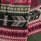 Tibetan Wool Shawl – Himalayan Handmade Multicoloured Blanket