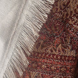 Royal Jamawar Men’s Kani Style Shawl – Tawny Beige