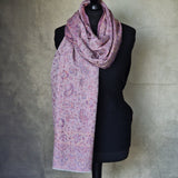 Full Kani Lightweight Pashmina Floral Shawl Wrap – Orchid Pink