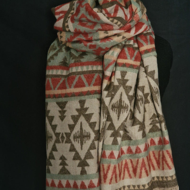Stay Warm with Authentic Himalayan Yak Wool Shawl Blanket