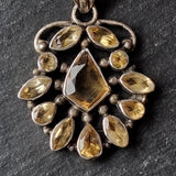 Faceted Citrine Pendant – 925 Sterling Silver Gemstone Jewellery